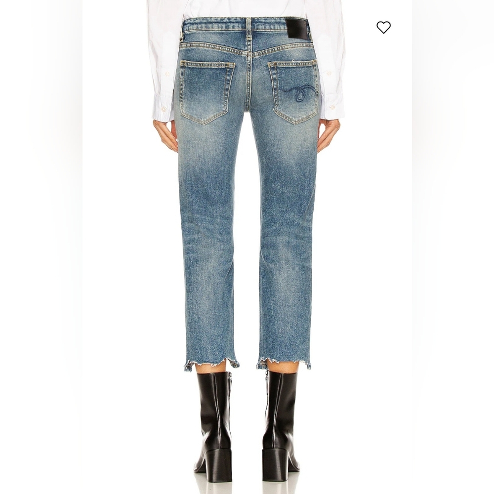 R13 Boy Straight Jeans. Size 26 - Picture 4 of 12